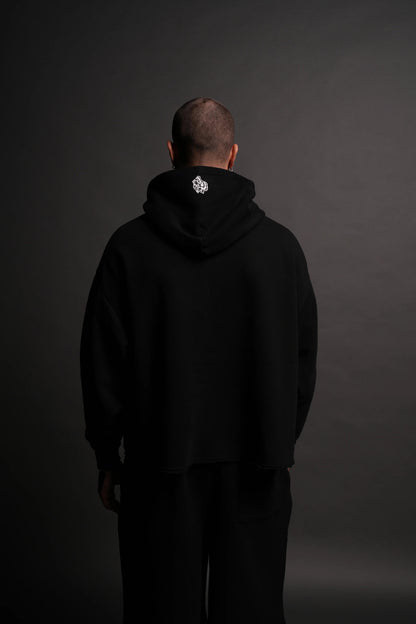 Darc Sport > SSDDNFGU FRVR Raw Hem Box Cut Pierce Hoodie