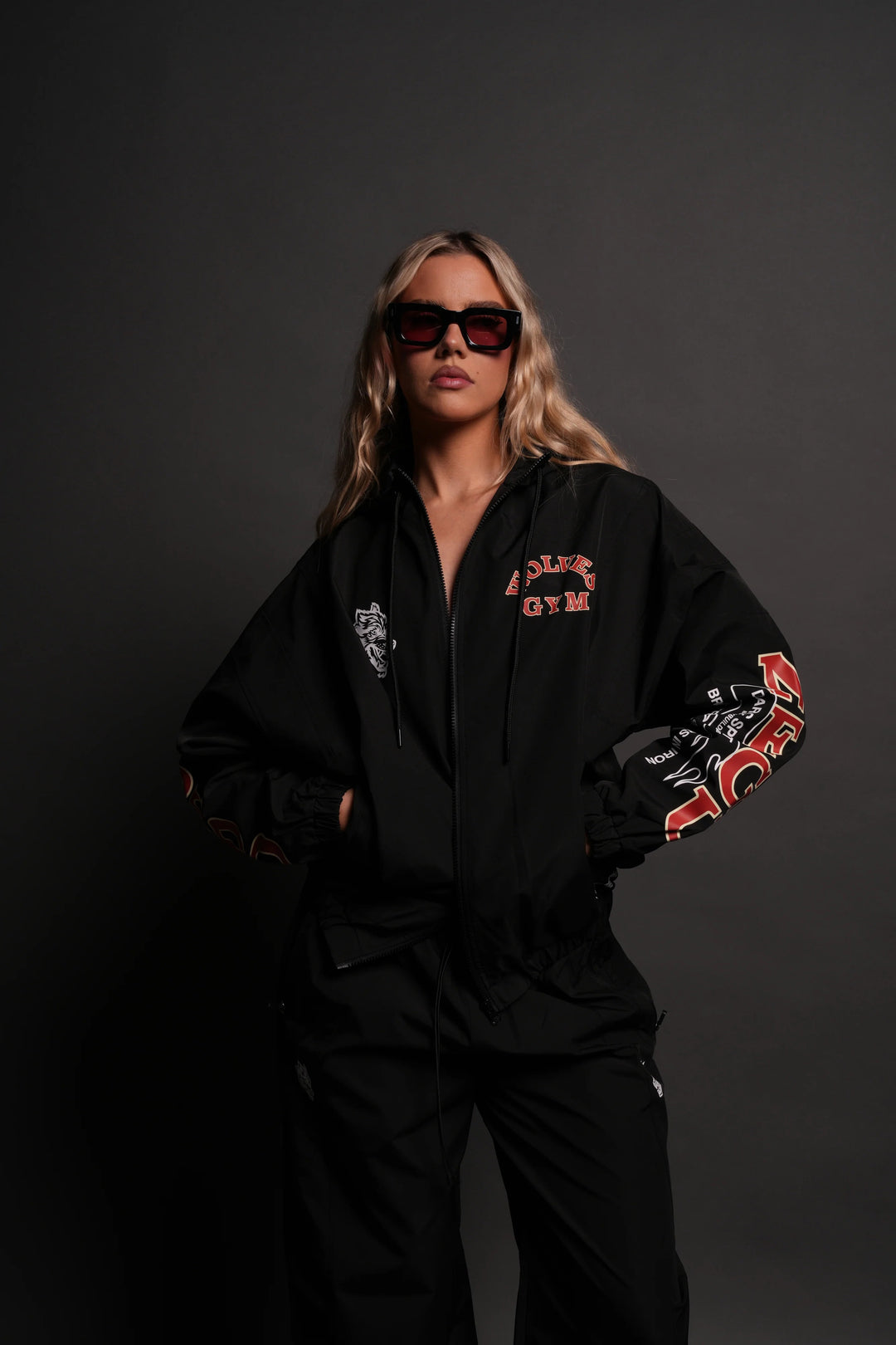 Darc Sport > Wolves Gym V2 Brolic Unisex Track Jacket