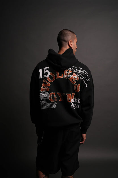 Darc Sport > Wolves Gym V2 Pierce Hoodie