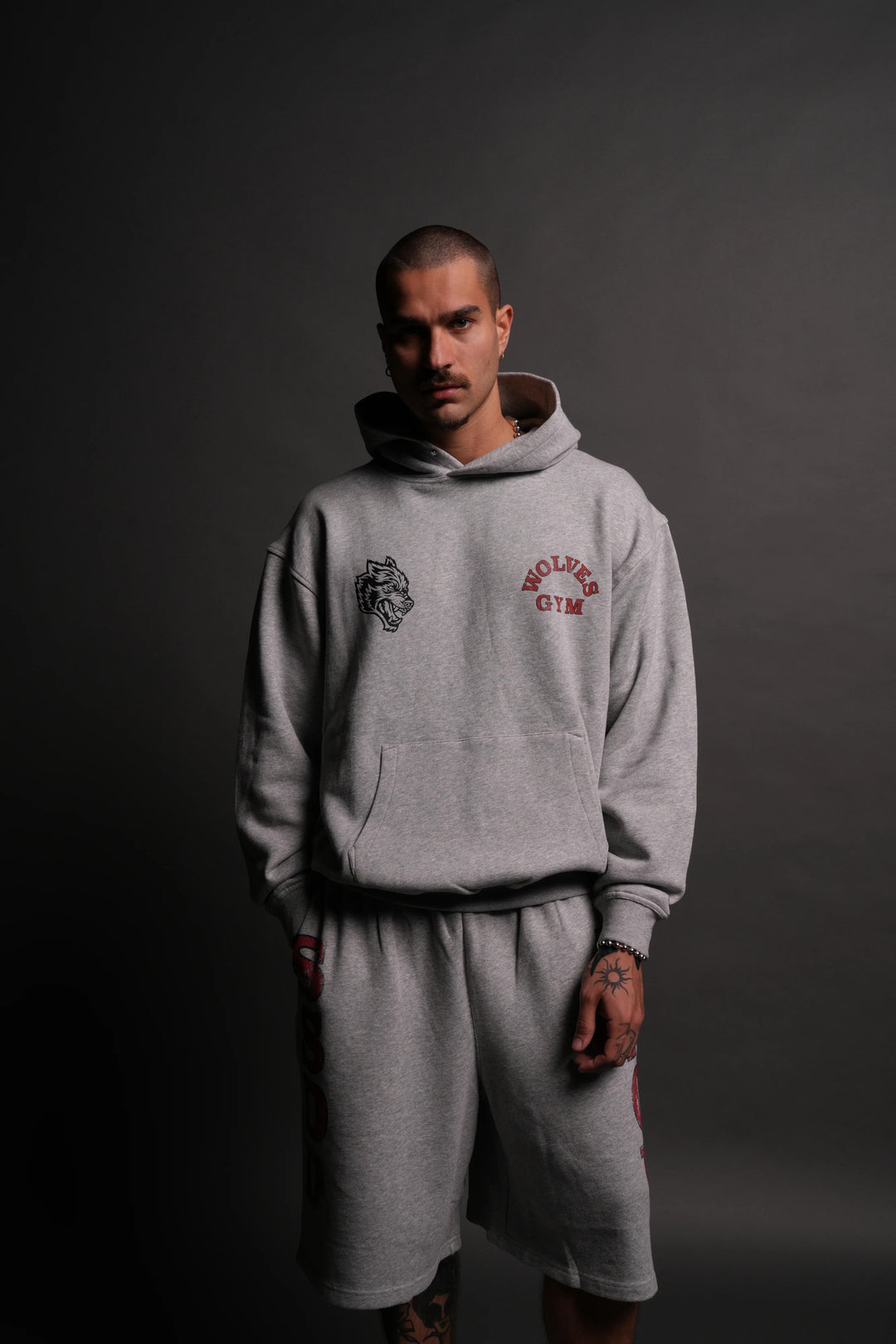 Darc Sport > Wolves Gym V2 Pierce Hoodie