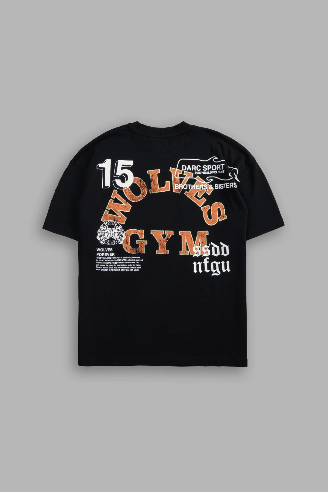 Darc Sport > Wolves Gym V2 Premium Oversized Tee