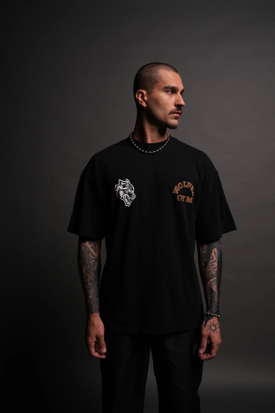 Darc Sport > Wolves Gym V2 Premium Oversized Tee