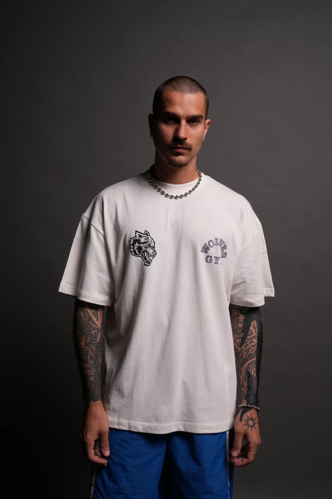 Darc Sport > Wolves Gym V2 Premium Oversized Tee