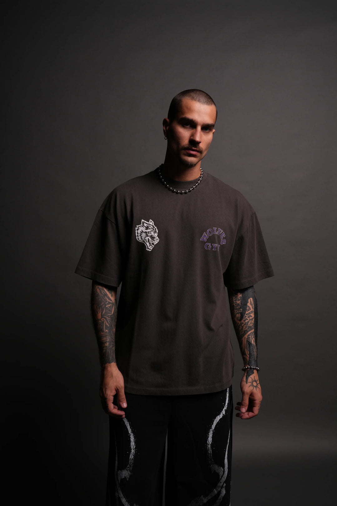 Darc Sport > Wolves Gym V2 Premium Oversized Tee