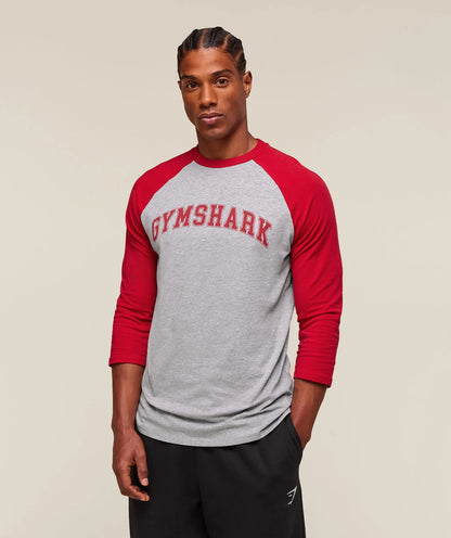 Gymshark > GSLC Raglan 3/4 Sleeve T-Shirt