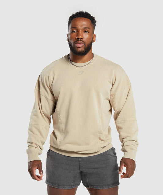 Gymshark > Heritage Washed Crew