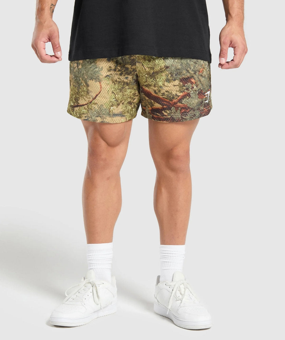 Gymshark > Printed Mesh 5" Shorts