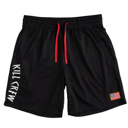 Kill Crew > Cut Embroidered Flag Shorts