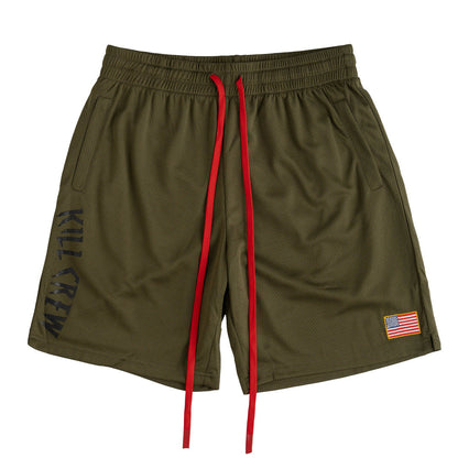 Kill Crew > Cut Embroidered Flag Shorts