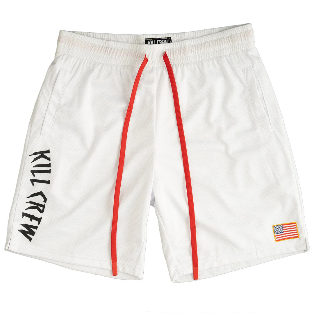 Kill Crew > Cut Embroidered Flag Shorts