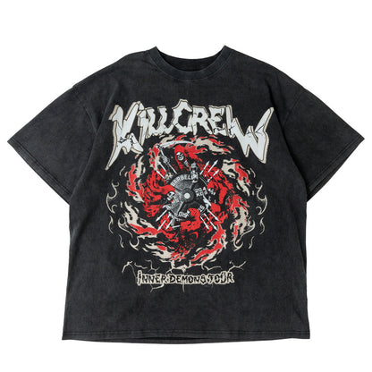 Kill Crew > Oversized Demons Tour T-Shirt