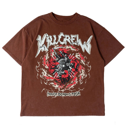 Kill Crew > Oversized Demons Tour T-Shirt