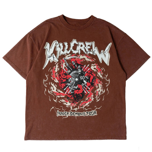 Kill Crew > Oversized Demons Tour T-Shirt