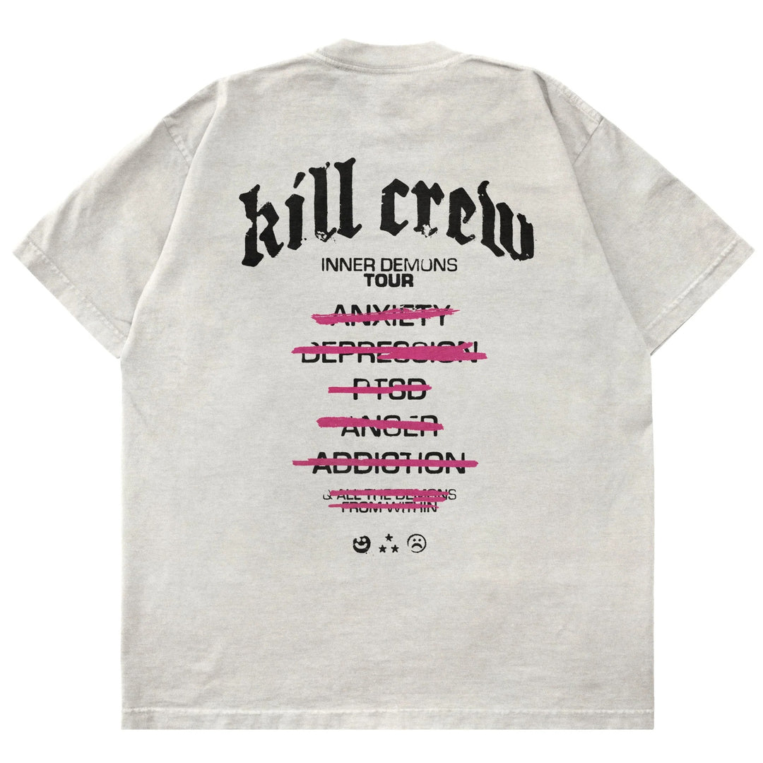 Kill Crew > Oversized Inner Demons Tour T-Shirt