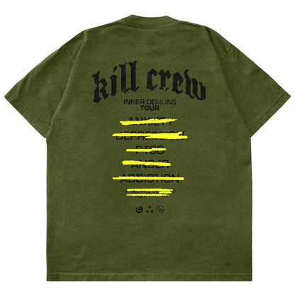 Kill Crew > Oversized Inner Demons Tour T-Shirt