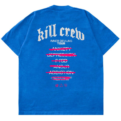 Kill Crew > Oversized Inner Demons Tour T-Shirt