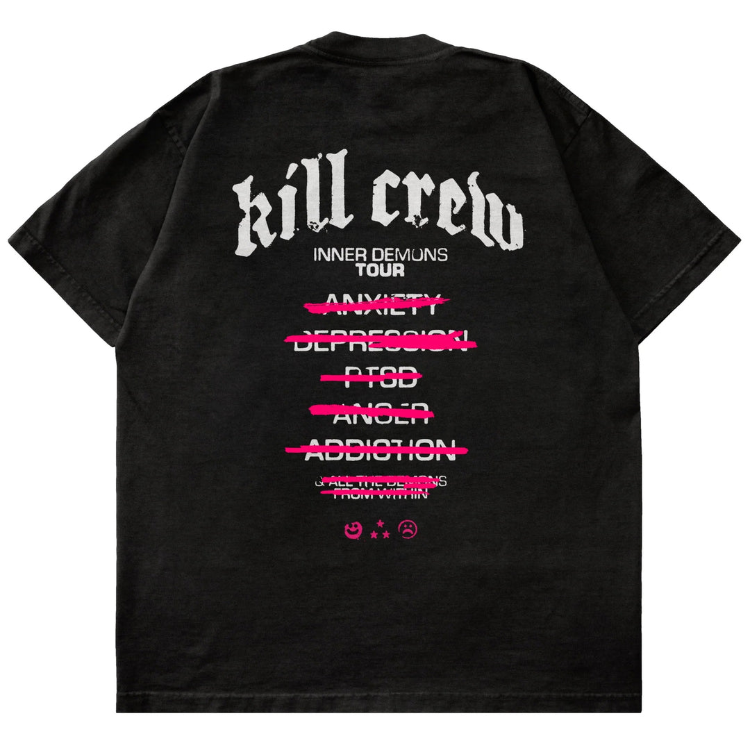 Kill Crew > Oversized Inner Demons Tour T-Shirt