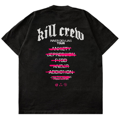 Kill Crew > Oversized Inner Demons Tour T-Shirt