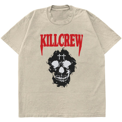 Kill Crew > Oversized Kills Crew Skull T-Shirt