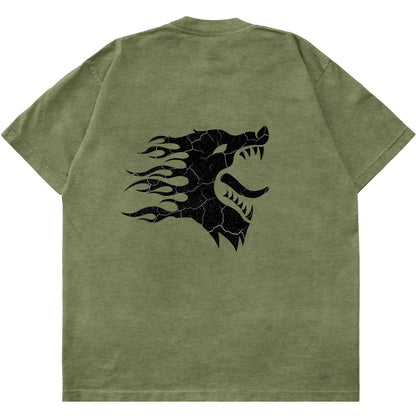 Kill Crew > Oversized War Wolf T-Shirt