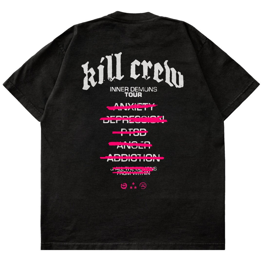 Kill Crew > Relaxed Fit Inner Demons Tour T-Shirt