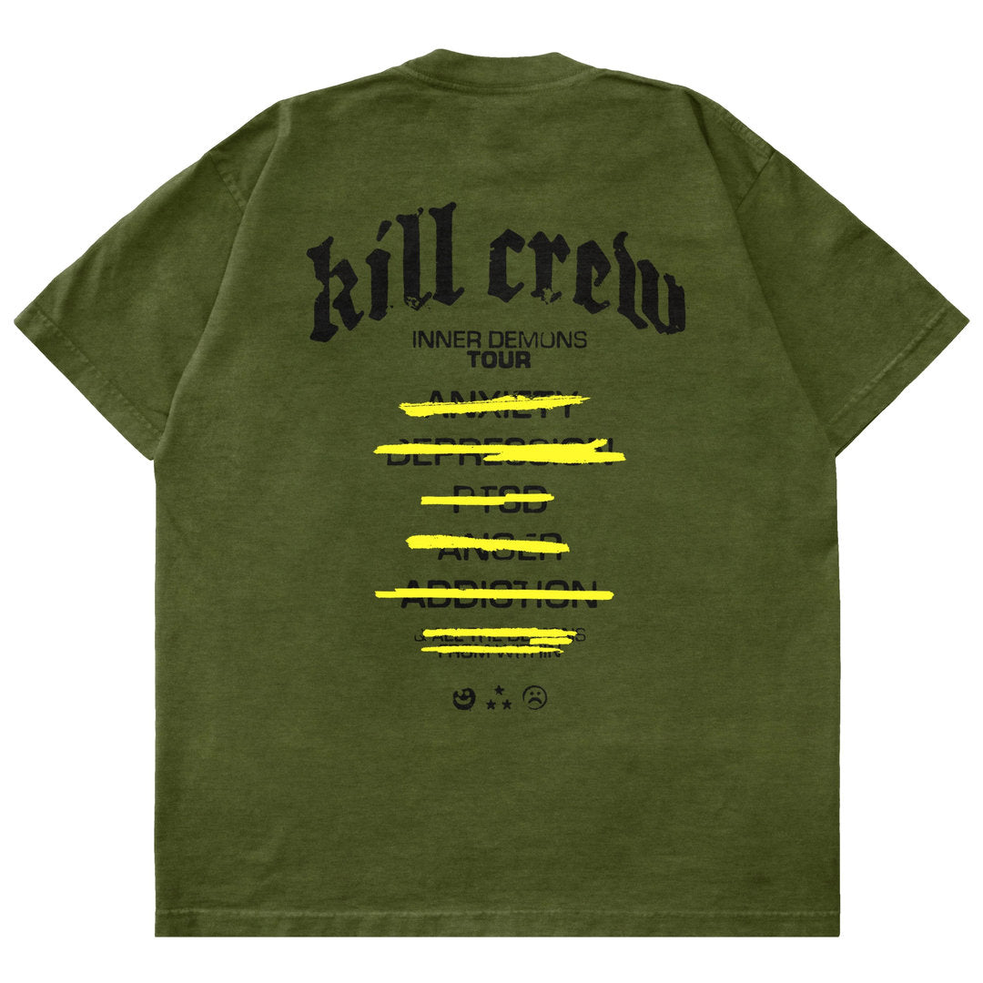 Kill Crew > Relaxed Fit Inner Demons Tour T-Shirt