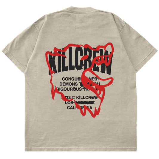 Kill Crew > Relaxed Fit Lux Conquer Inner Demons T-Shirt