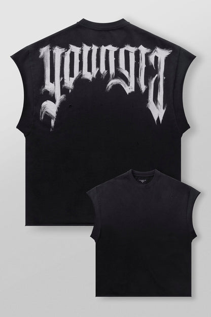 Youngla > Drop Shoulder Cut-Offs