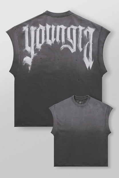 Youngla > Drop Shoulder Cut-Offs