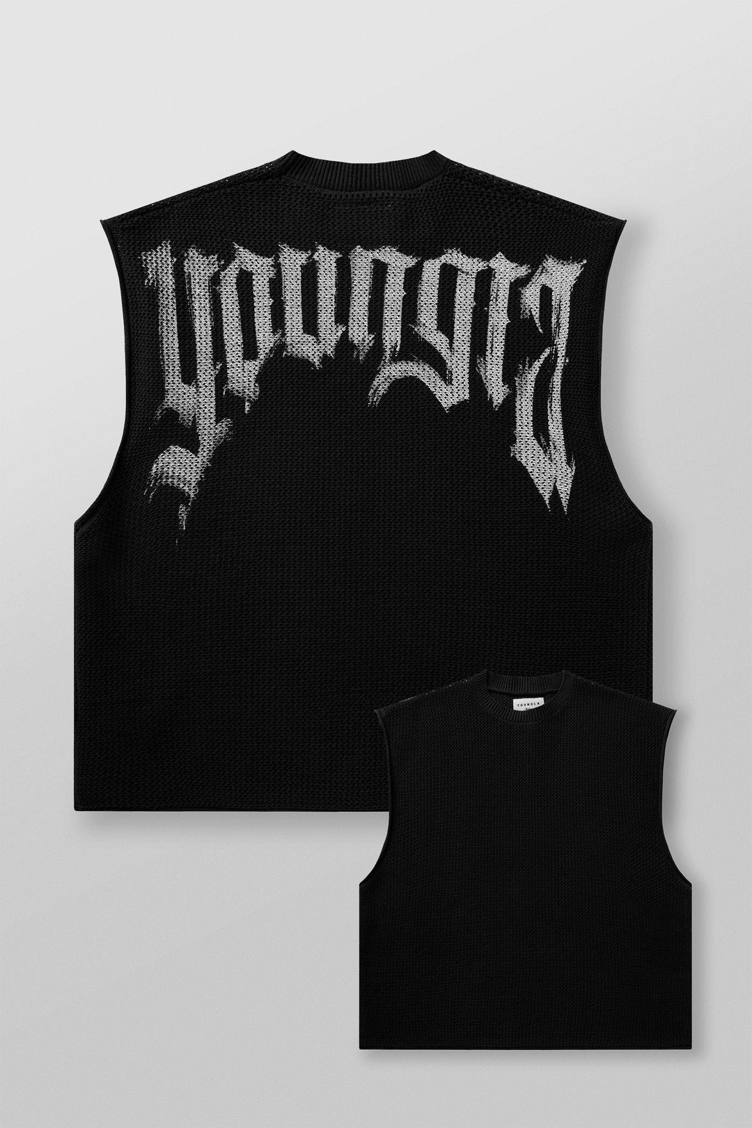 Youngla > Drop Shoulder Knit Cut-Off