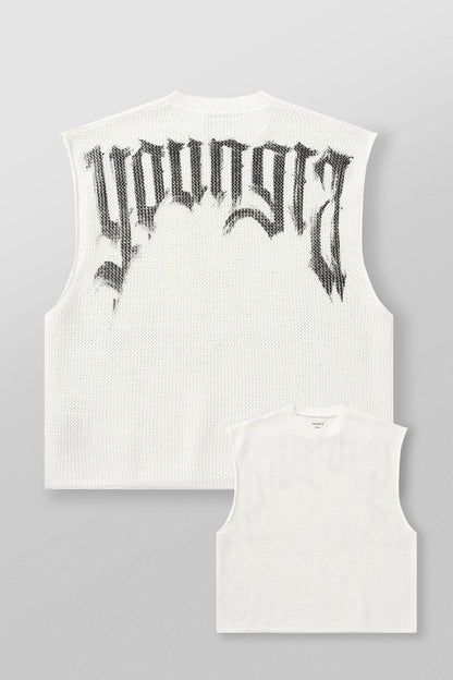 Youngla > Drop Shoulder Knit Cut-Off