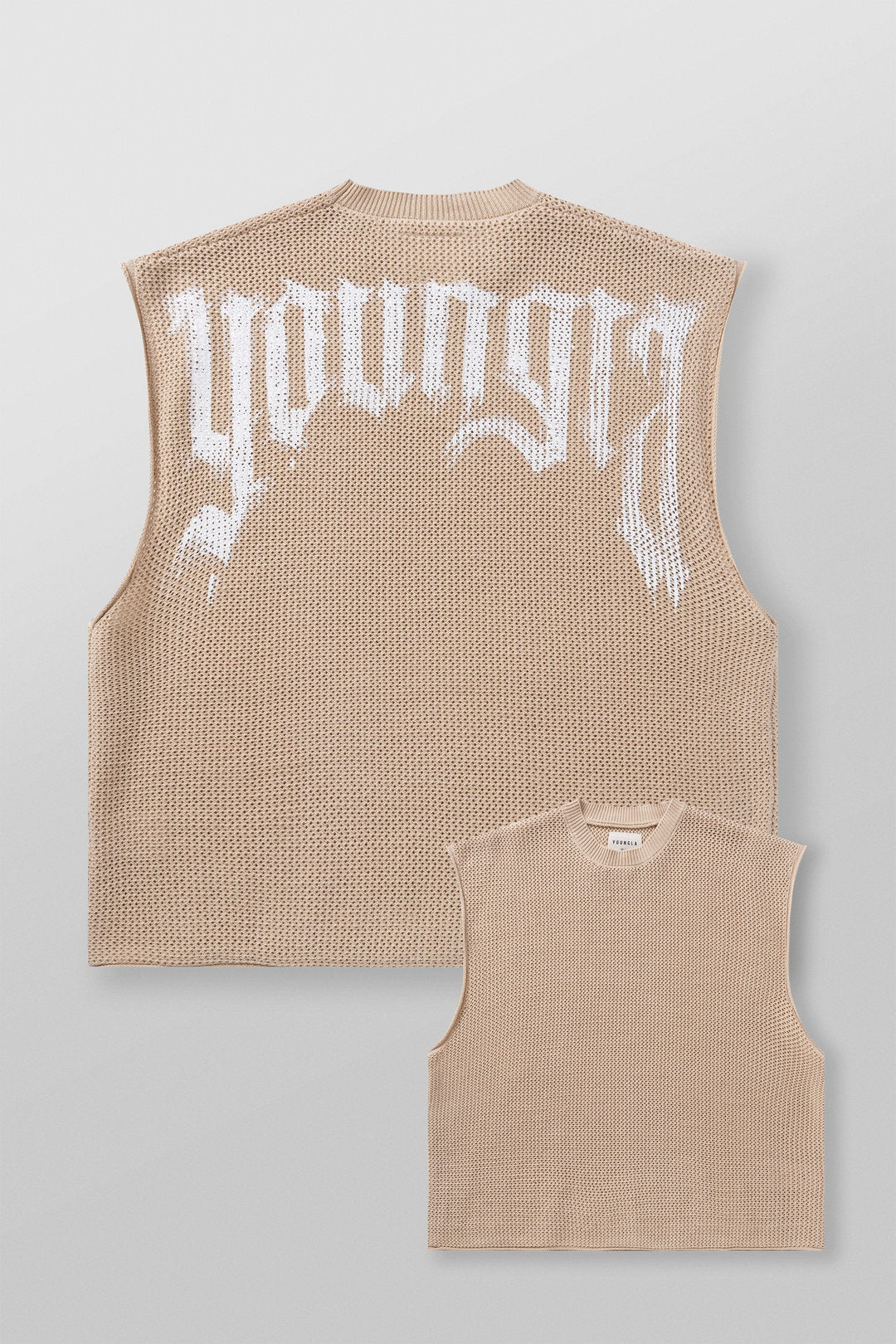Youngla > Drop Shoulder Knit Cut-Off