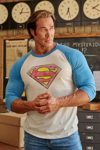 Youngla > Superman 3/4 Raglan Shirt