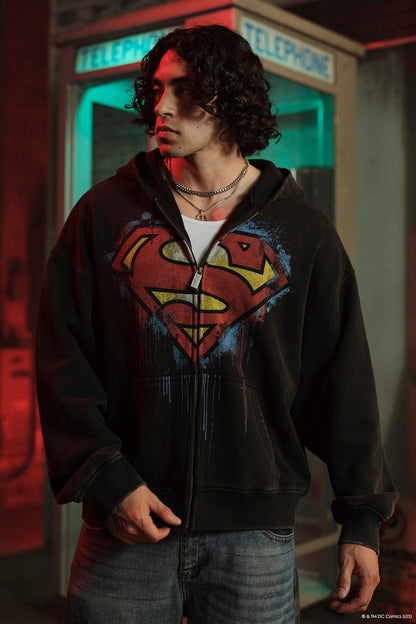 Youngla > Superman Drip Zip-Up