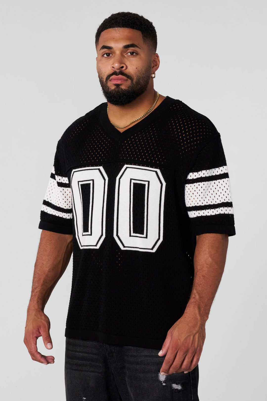 Youngla > Varsity Knit Jersey T-Shirt