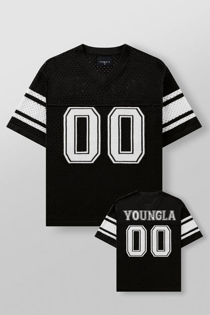 Youngla > Varsity Knit Jersey T-Shirt