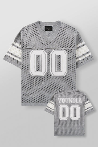 Youngla > Varsity Knit Jersey T-Shirt