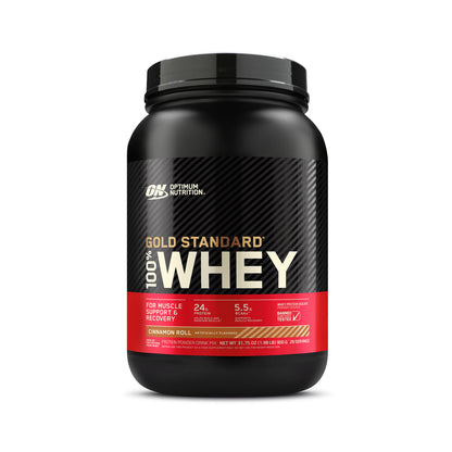 Optimum Nutrition > Gold Standard 100% Whey Protein Powder: Cinnamon Roll + 29 porciones
