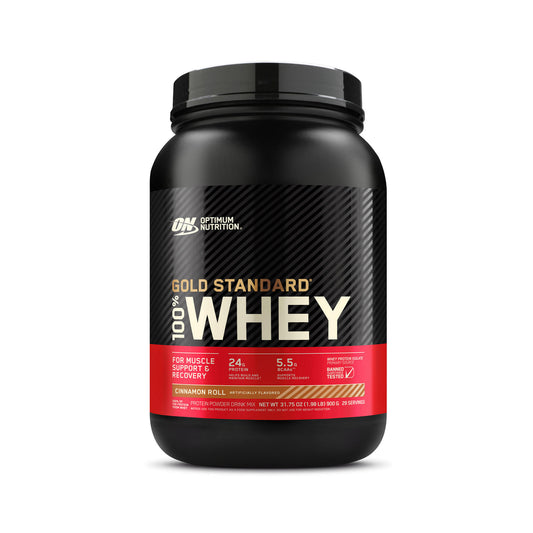 Optimum Nutrition > Gold Standard 100% Whey Protein Powder: Cinnamon Roll + 29 porciones