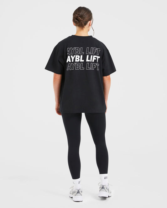 AYBL > AYBL Lift Italic Oversized T Shirt