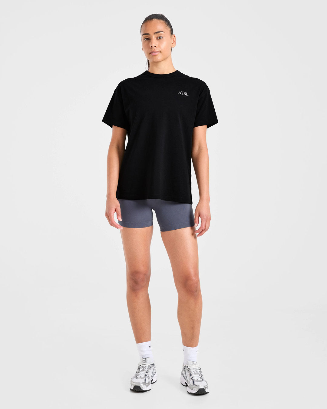 AYBL > AYBL Sports Club Script Oversized T Shirt