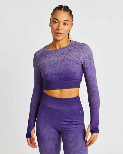 AYBL > Flare Seamless Crop Top