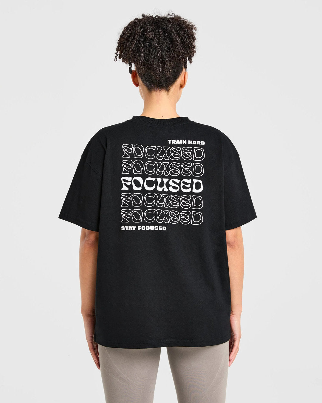 AYBL > Focused Wavy Oversized T Shirt