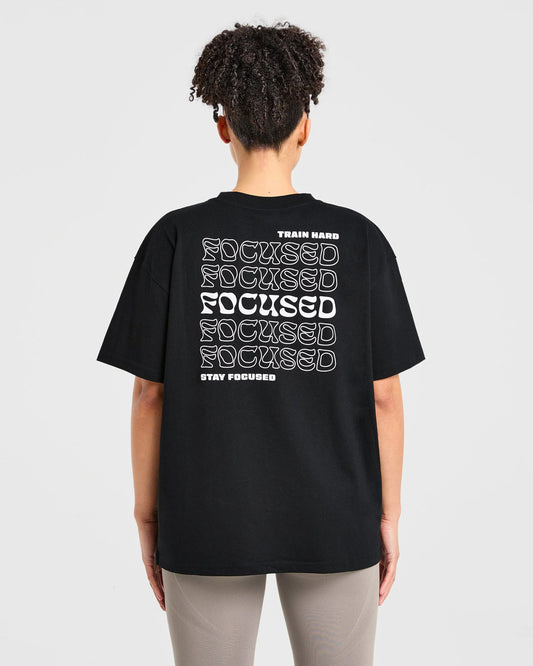 AYBL > Focused Wavy Oversized T Shirt