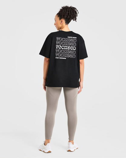 AYBL > Focused Wavy Oversized T Shirt