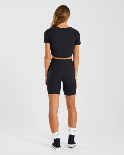 AYBL > Sculpt Ribbed Crop Top