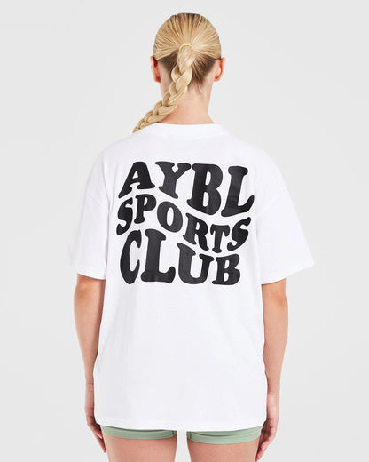 AYBL > Sports Club Wavy Oversized T Shirt