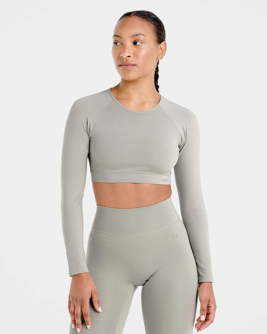 AYBL > Staple Long Sleeve Crop Top