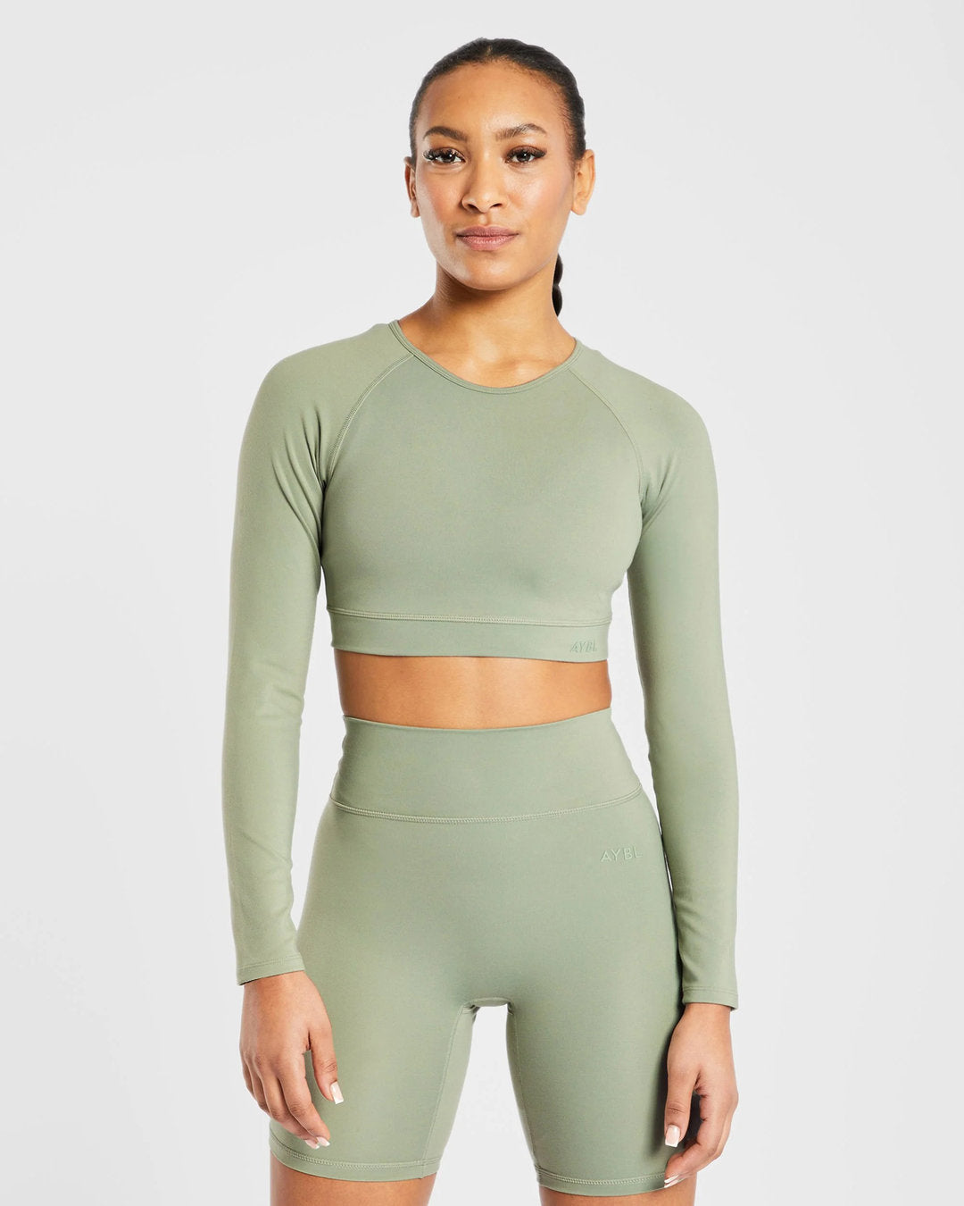AYBL > Staple Long Sleeve Crop Top