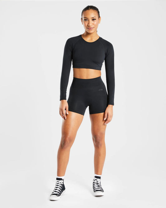 AYBL > Staple Long Sleeve Crop Top